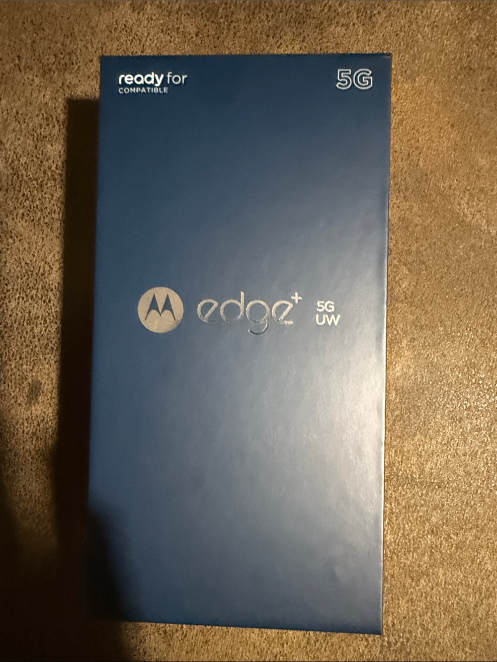 Motorola Blue Edge+ 5G UW Retail Box